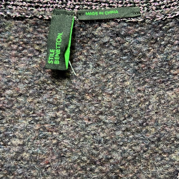 Stile Benetton Metallic Trim Sweater - Picture 4 of 4